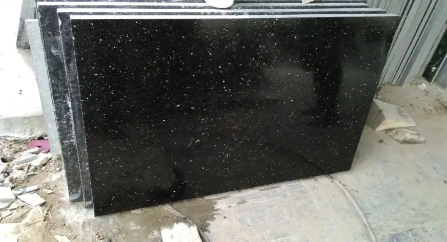 thickness of black galaxy granite