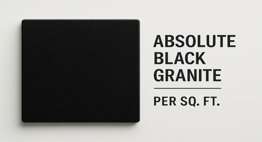 Price of Absolute Black Granite per Sq Ft