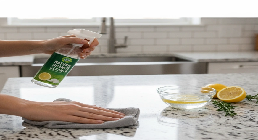 how to clean granite